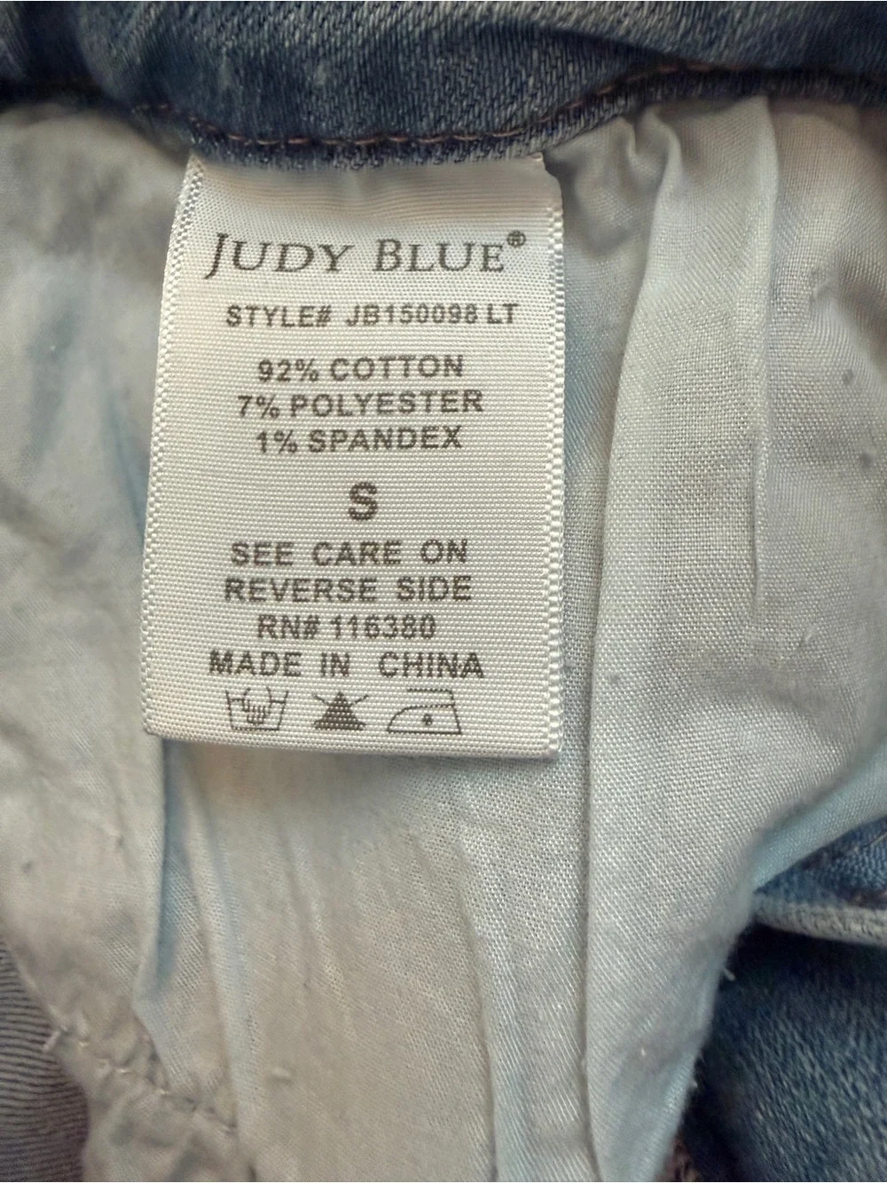 Judy Blue light blue